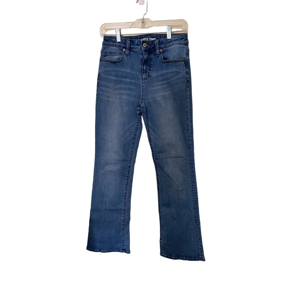 Lands' End Mid Rise Curvy Bootcut Jeans Size 4 cowgirl rodeo Western - Picture 1 of 13